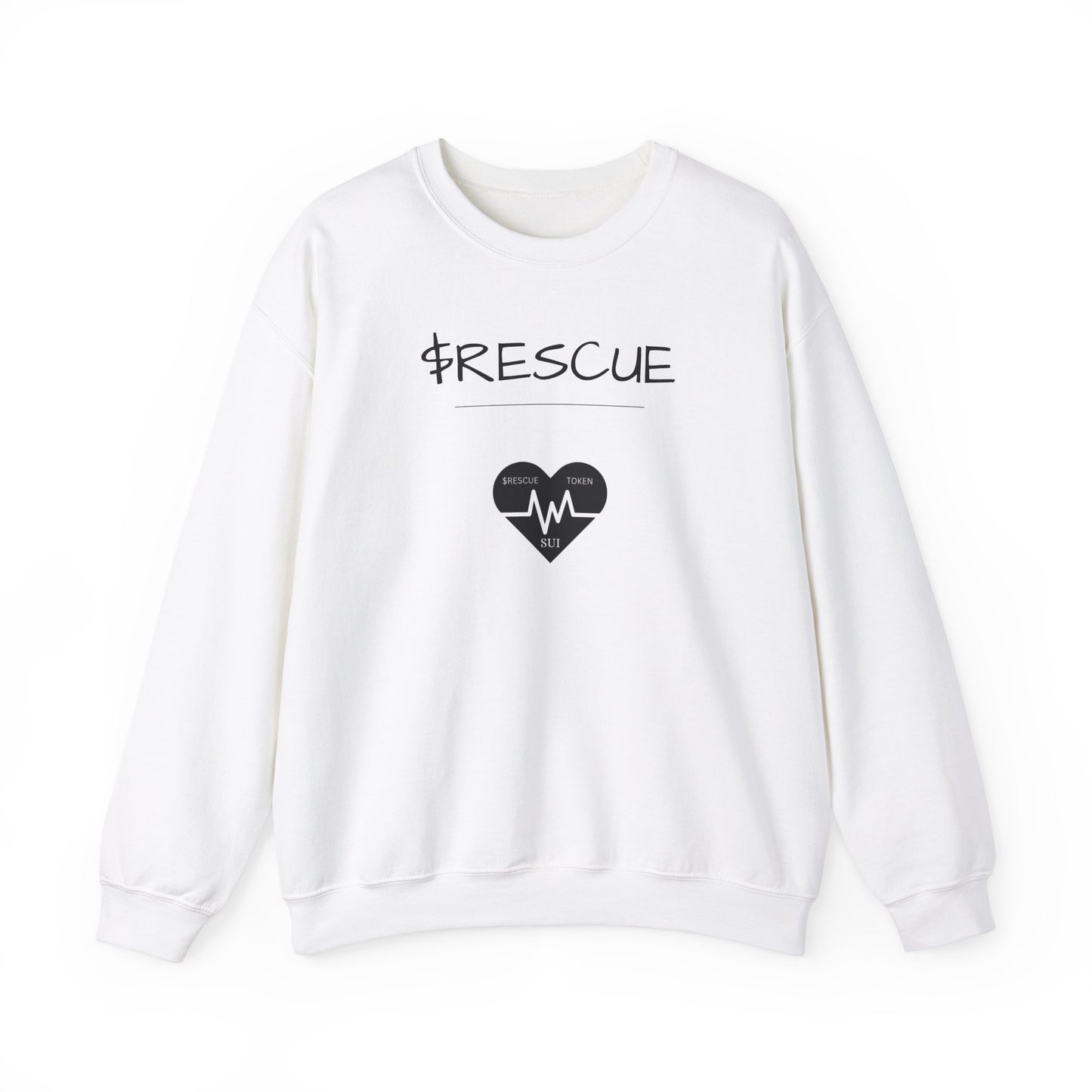 Rescue Token Crewneck Sweatshirt - Lifeguard Token Design