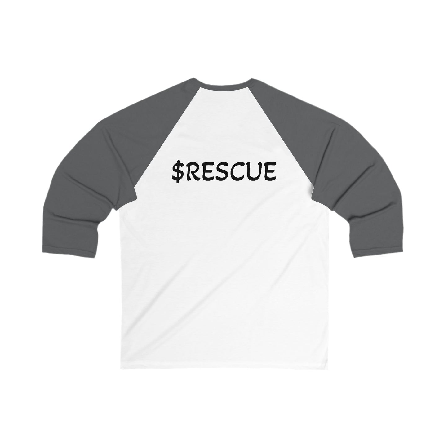 Unisex 3\4 Sleeve Baseball Tee